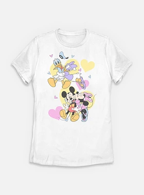 Disney Mickey Mouse Couple Of Loves Womens T-Shirt