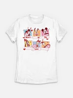 Disney Mickey Mouse Share The Love Polaroids Womens T-Shirt