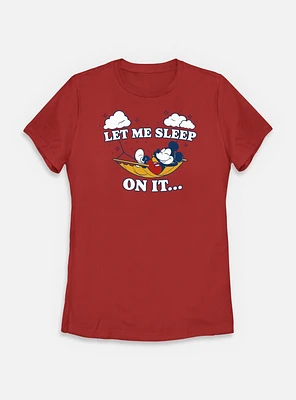 Disney Mickey Mouse Let Me Sleep On It Womens T-Shirt