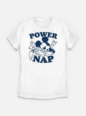 Disney Mickey Mouse Power Nap Womens T-Shirt