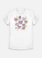 Disney Channel Cat Hearts Womens T-Shirt
