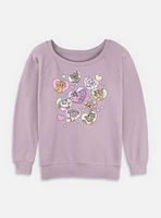 Disney Channel Cat Hearts Womens Slouchy Sweatshirt