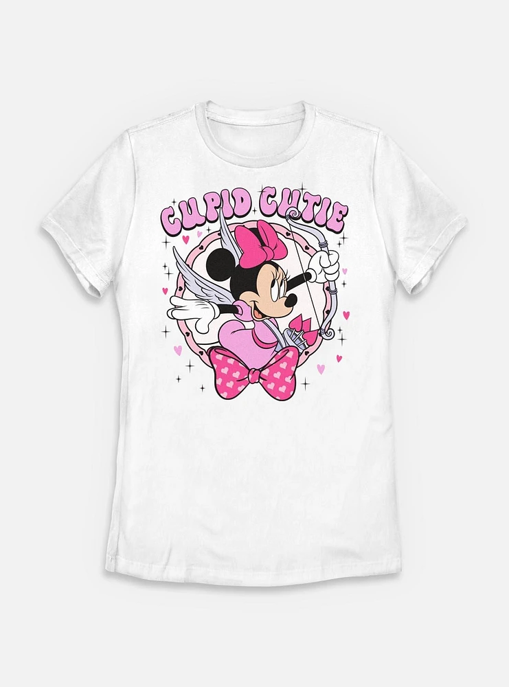 Disney Minnie Mouse Cupid Cutie Womens T-Shirt