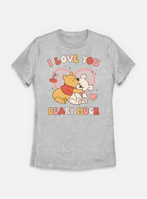 Disney Winnie The Pooh Love You Beary Much Womens T-Shirt
