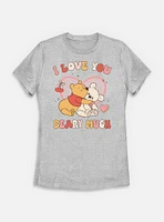 Disney Winnie The Pooh Love You Beary Much Womens T-Shirt