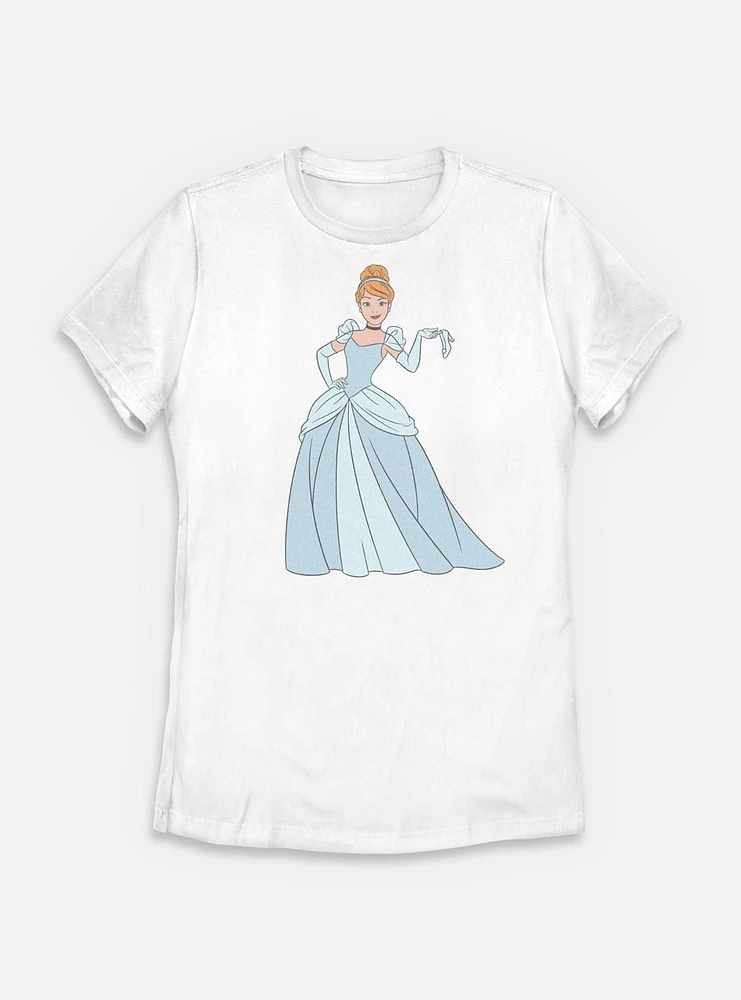 Disney Princesses Big Cinderella Womens T-Shirt