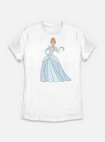 Disney Princesses Big Cinderella Womens T-Shirt