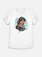 Disney Princesses Watercolor Jasmine Womens T-Shirt