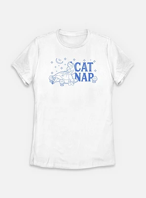 Disney Alice Wonderland Cat Nap Womens T-Shirt