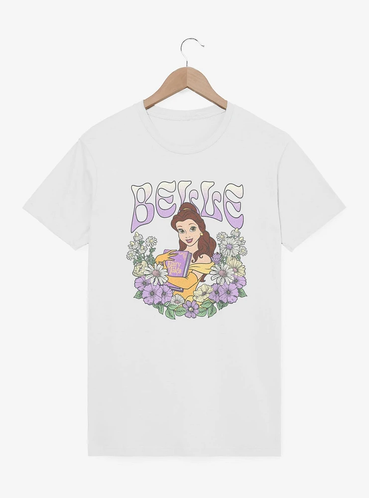 Disney Princesses Belle Floral Wreath T-Shirt