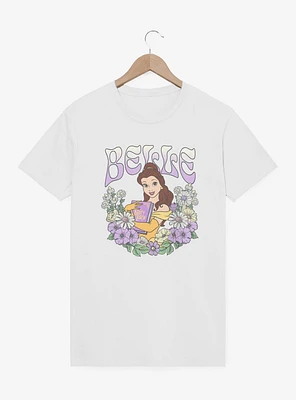 Disney Princesses Belle Floral Wreath T-Shirt
