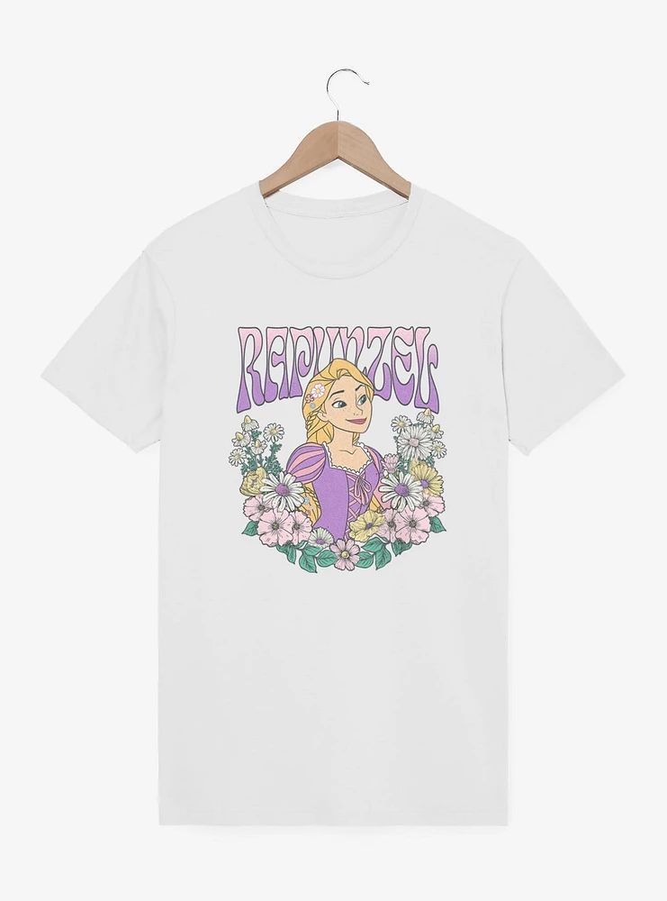 Disney Princesses Rapunzel Floral Wreath T-Shirt