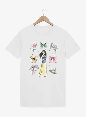 Disney Princesses Mulan Bow Icons T-Shirt