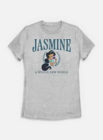 Disney Princesses Jasmine Collegiate Womens T-Shirt