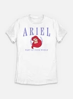 Disney Princesses Ariel Collegiate Womens T-Shirt
