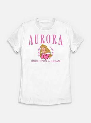 Disney Princesses Aurora Collegiate Womens T-Shirt