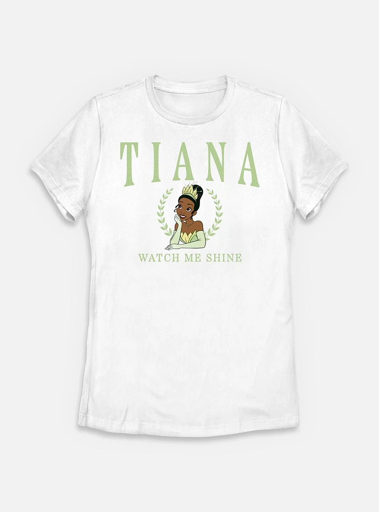 Disney Princesses Tiana Collegiate Womens T-Shirt