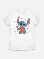 Disney Lilo & Stitch Be My Valentine Womens T-Shirt
