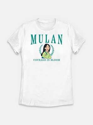 Disney Princesses Mulan Collegiate Womens T-Shirt