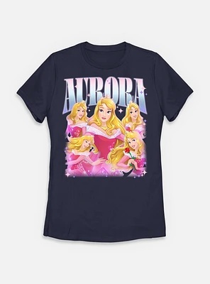 Disney Princesses Retro Aurora Womens T-Shirt