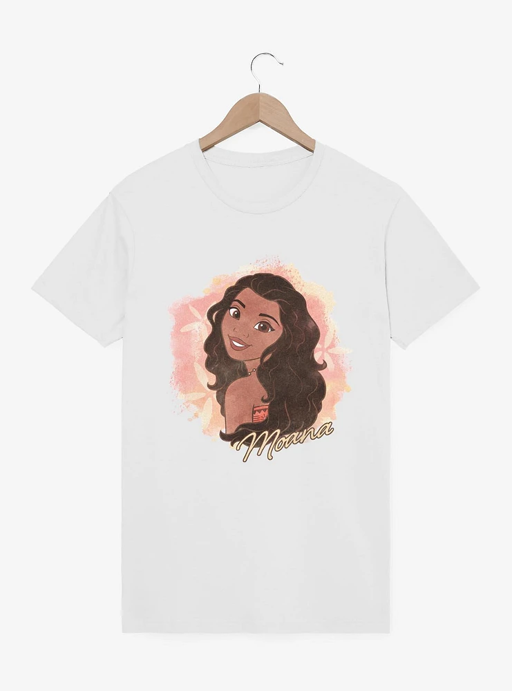 Disney Princesses Watercolor Moana T-Shirt