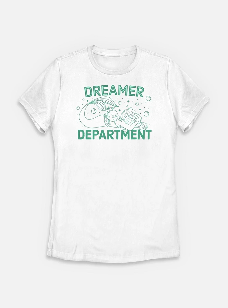 Disney Princesses Ariel Dreamer Department Womens T-Shirt