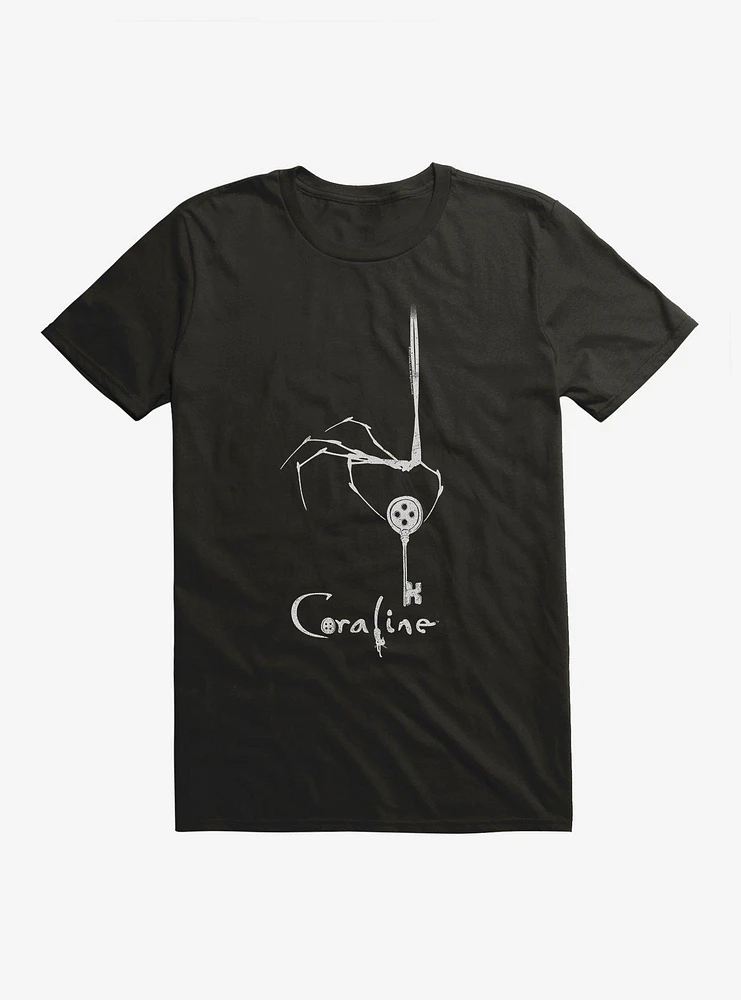 Coraline Button Skeleton Key T-Shirt