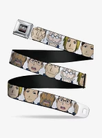 Fullmetal Alchemist: Brotherhood Central Forces Military Faces Seatbelt Buckle Belt