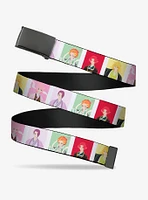 Hell's Paradise Tensen Character Pose Blocks Flip Web Belt