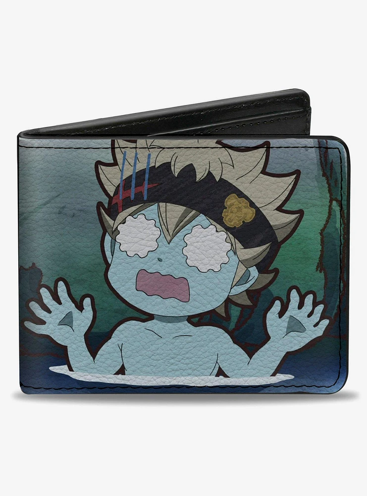 Black Clover Asta Cold Plunge Pose Bifold Wallet