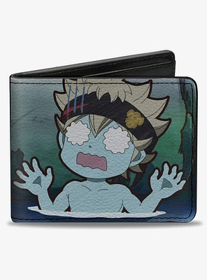 Black Clover Asta Cold Plunge Pose Bifold Wallet