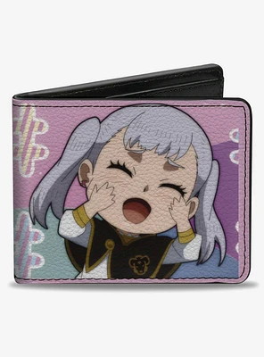 Black Clover Chibi Noelle Hash Tag Pose Bifold Wallet