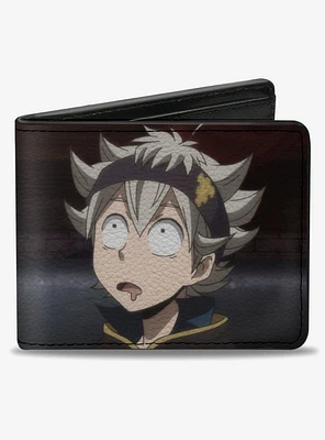 Black Clover Asta Looking Up Pose Bifold Wallet
