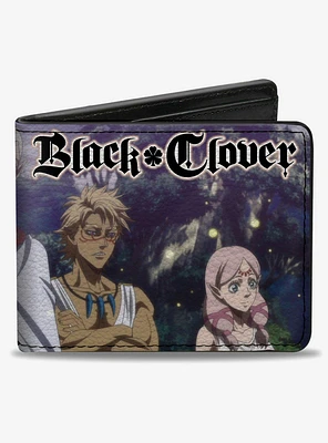 Black Clover Eye of the Midnight Sun Elf Group Scene Bifold Wallet