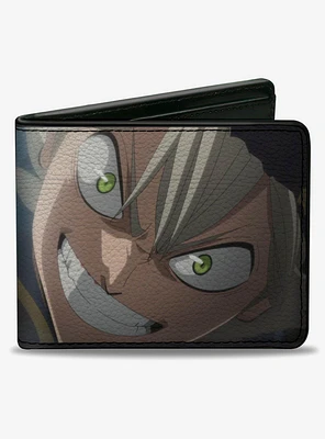 Black Clover Asta Face Close-Up Bifold Wallet