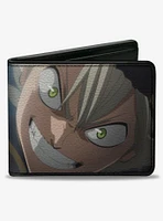 Black Clover Asta Face Close-Up Bifold Wallet