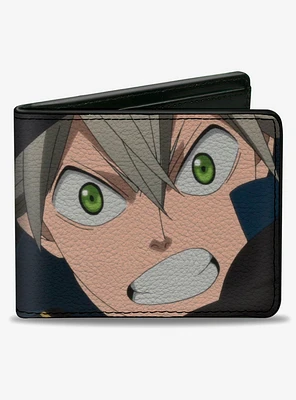 Black Clover Asta Training Pose Close-Up Bifold Wallet