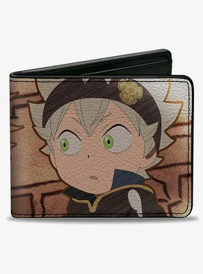 Black Clover Chibi Leopold and Asta Pose Bifold Wallet