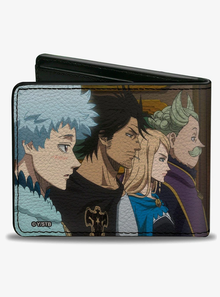 Black Clover Magic Knights Four Captains Scene Bifold Wallet