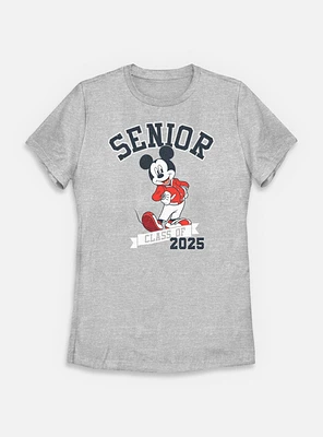Disney Mickey Mouse Senior Class Of 2025 Womens T-Shirt