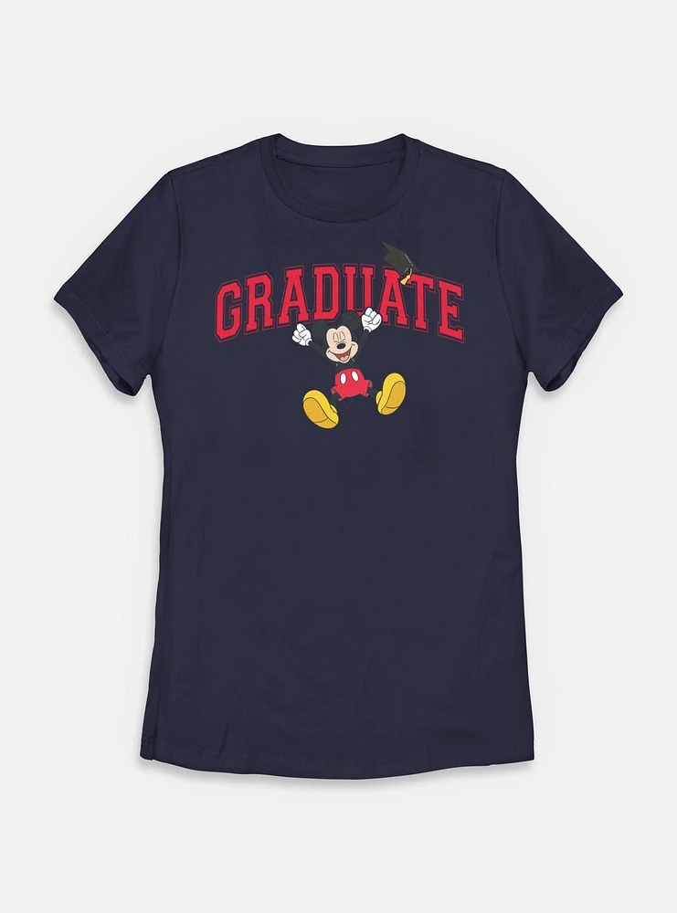 Disney Mickey Mouse Graduate Womens T-Shirt