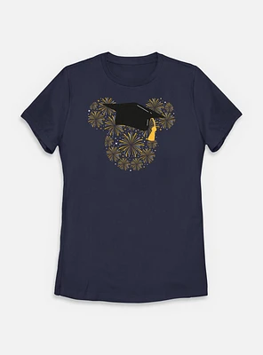 Disney Mickey Mouse Graduated Fireworks Womens T-Shirt