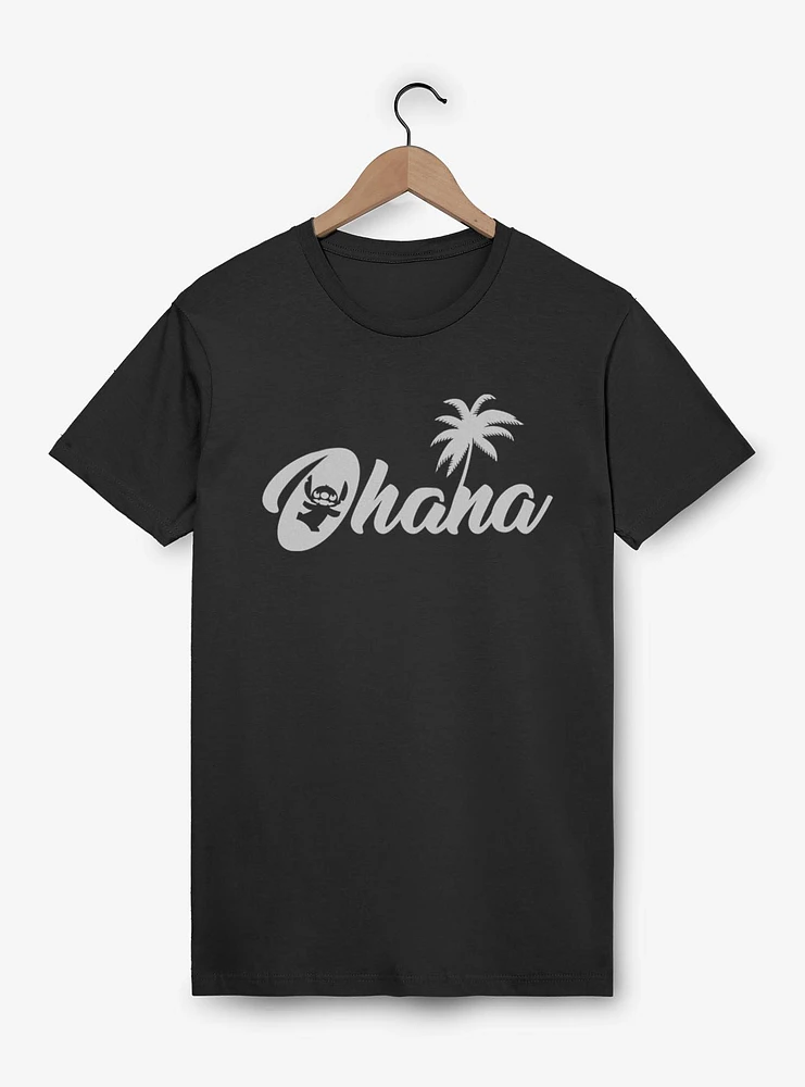 Disney Lilo & Stitch Sillhouette Ohana T-Shirt
