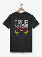 Disney Mickey Mouse True To Your Heart Rainbow T-Shirt