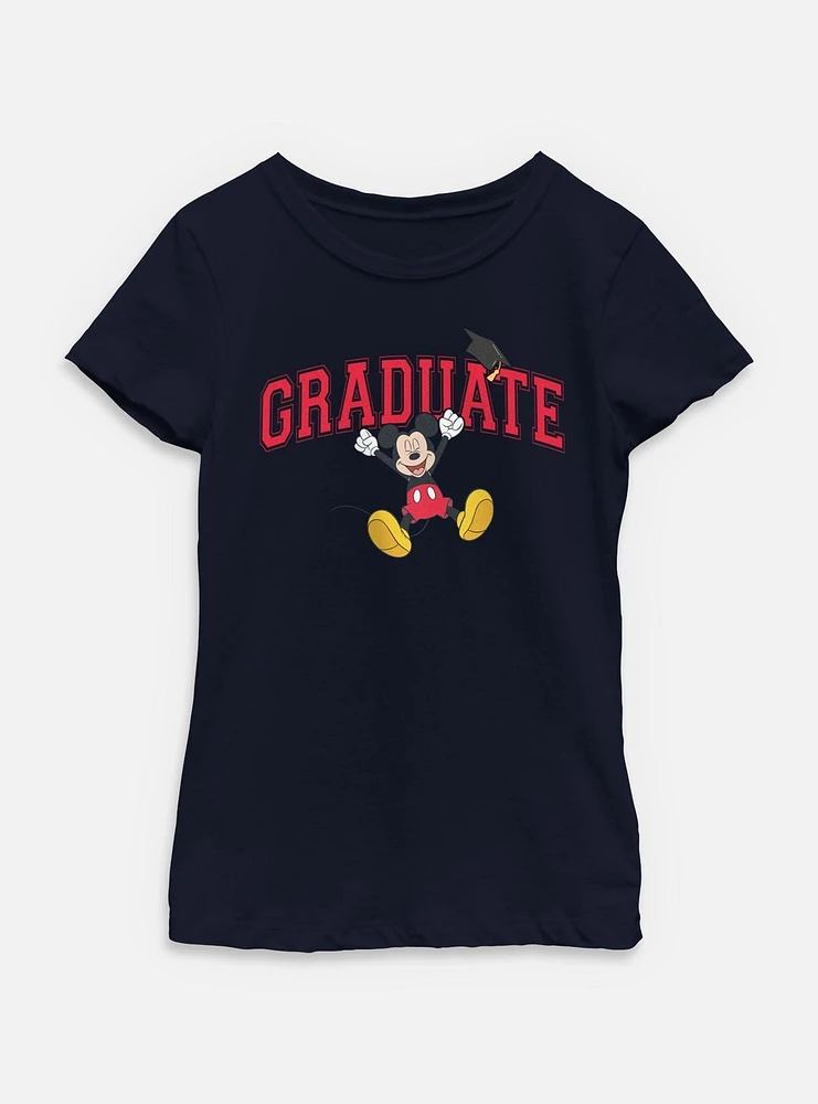 Disney Mickey Mouse Graduate Youth Girls T-Shirt