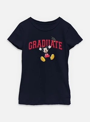 Disney Mickey Mouse Graduate Youth Girls T-Shirt