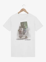 A Minecraft Movie Chicken Jockey Sketch T-Shirt