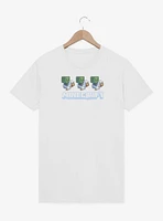 A Minecraft Movie Chicken Jockey Pixel Logo  T-Shirt