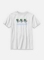 A Minecraft Movie Chicken Jockey Pixel Logo  Youth T-Shirt