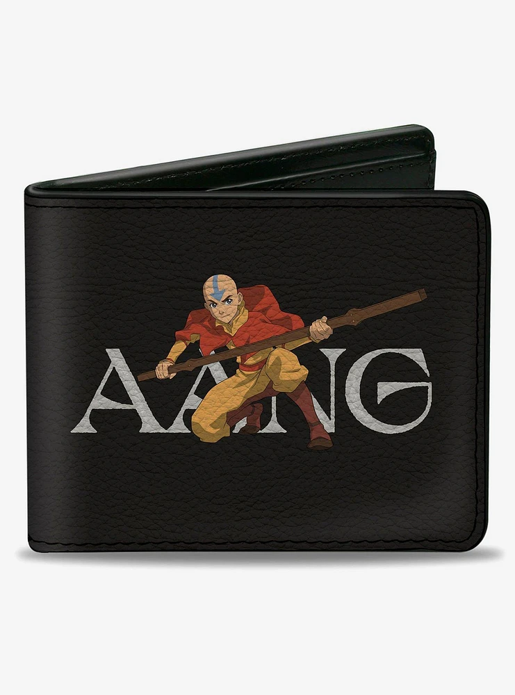 Avatar: The Last Airbender Aang Airbender Staff Pose Bifold Wallet